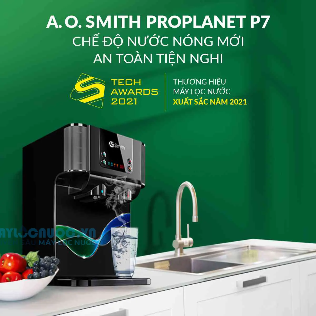 Máy lọc nước A. O. Smith ProPlanet P7 - 5 cấp loc