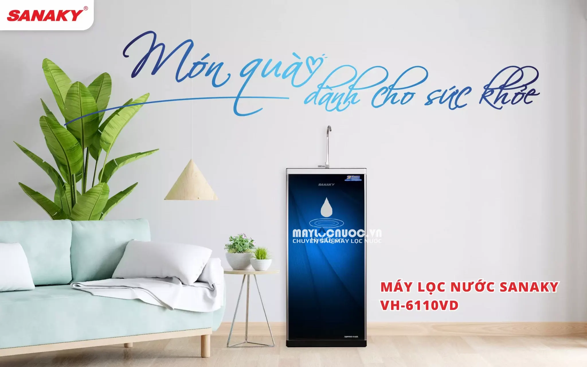 Máy lọc nước Sanaky VH-6110VD-10 cấp lọc