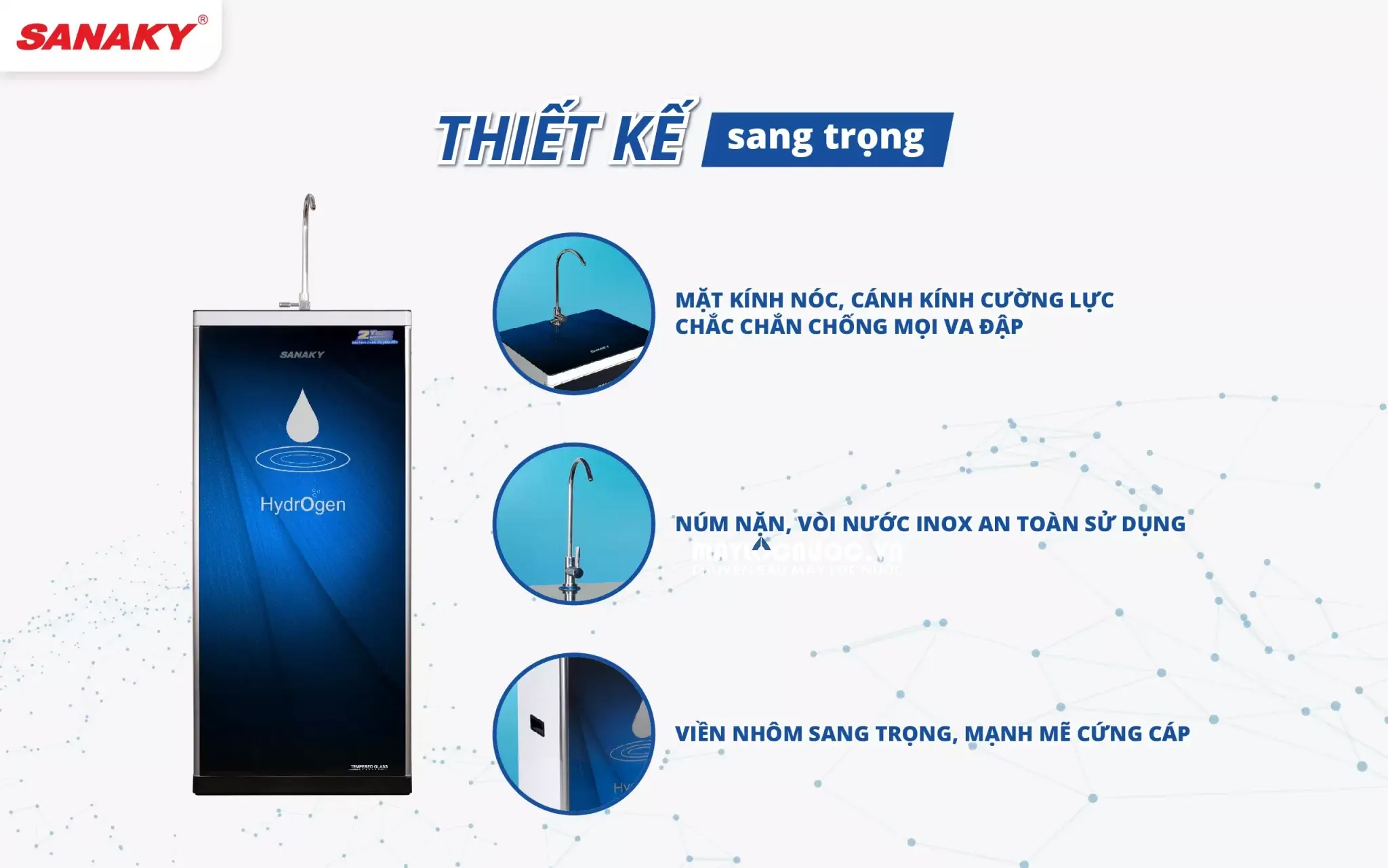 Máy lọc nước Sanaky VH-6110VD-10 cấp lọc