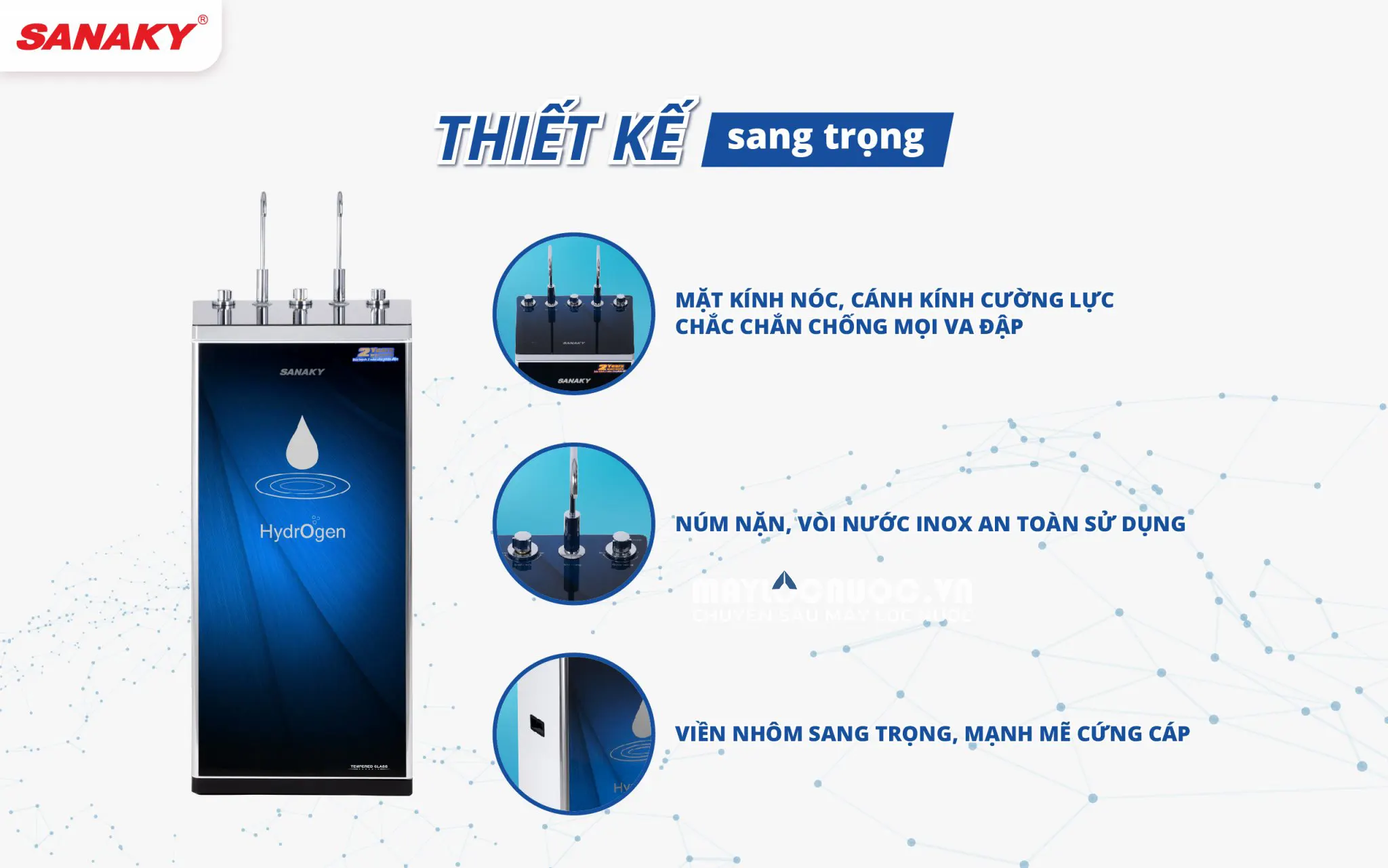Máy lọc nước Sanaky VH-6210VD 10 cấp lọc