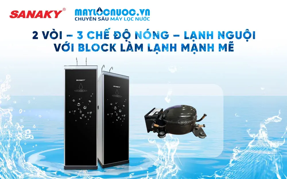 Máy lọc nước Sanaky NL2310BL - 10 cấp lọc