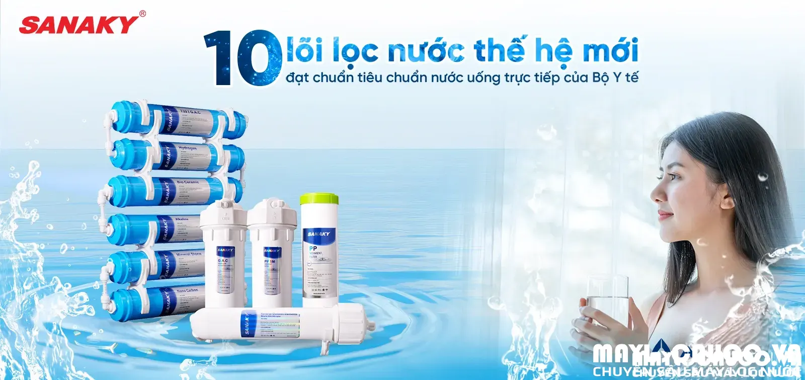 Máy lọc nước Sanaky SNK-NL2310TP -10 cấp lọc