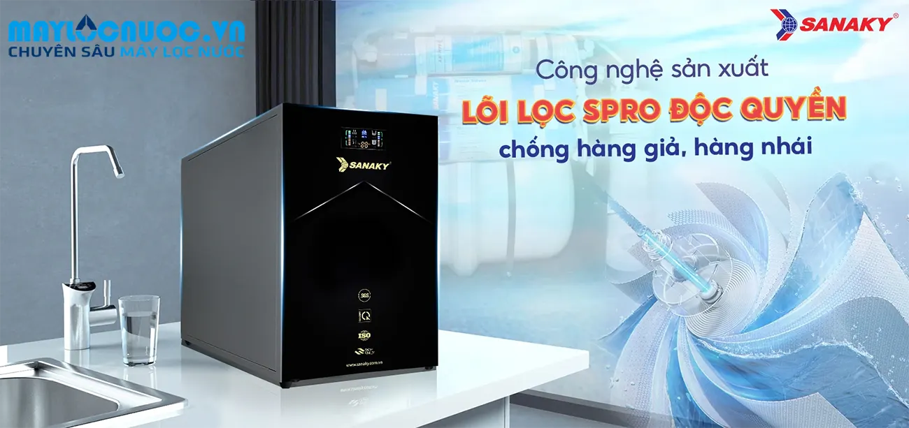 Máy lọc nước Sanaky SNK-CT2407T - 7 cấp lọc