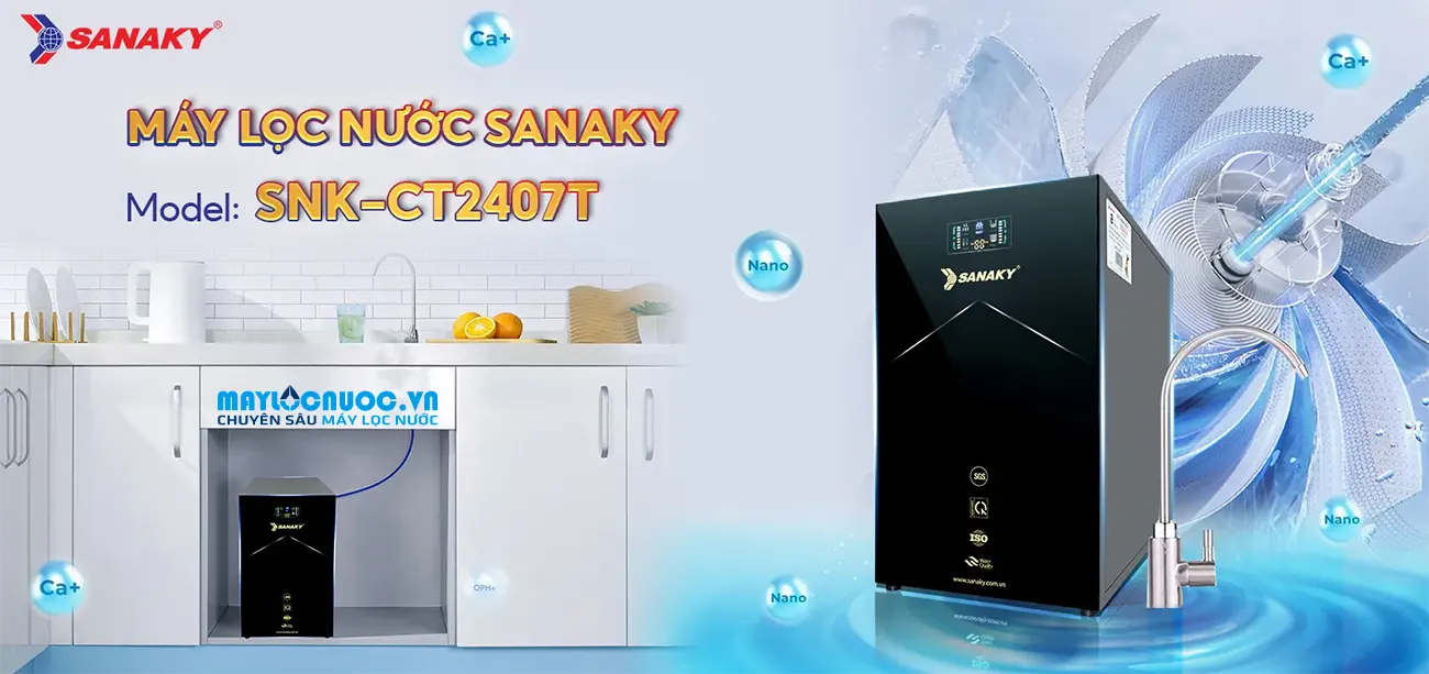Máy lọc nước Sanaky SNK-CT2407T - 7 cấp lọc