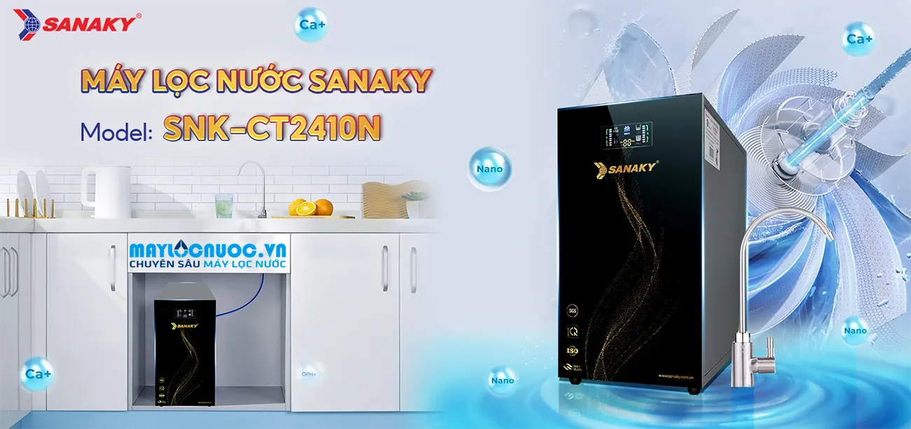 Máy lọc nước Sanaky SNK-CT2410N-10 cấp lọc