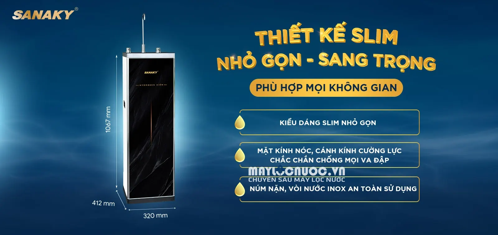 Máy lọc nước Sanaky SNK-S1HK003 - 10 cấp lọc