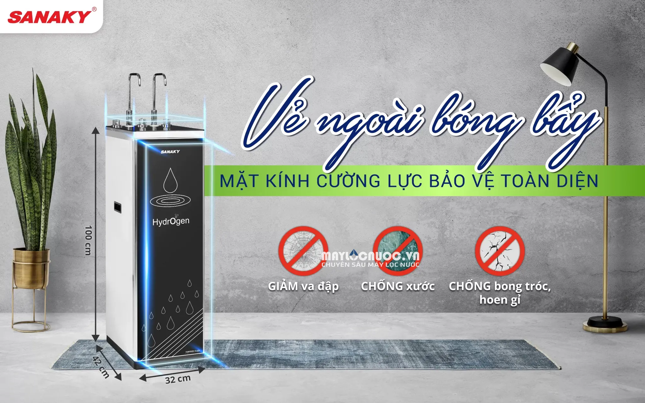 Máy lọc nước Sanaky VH-102HP - 11 cấp lọc