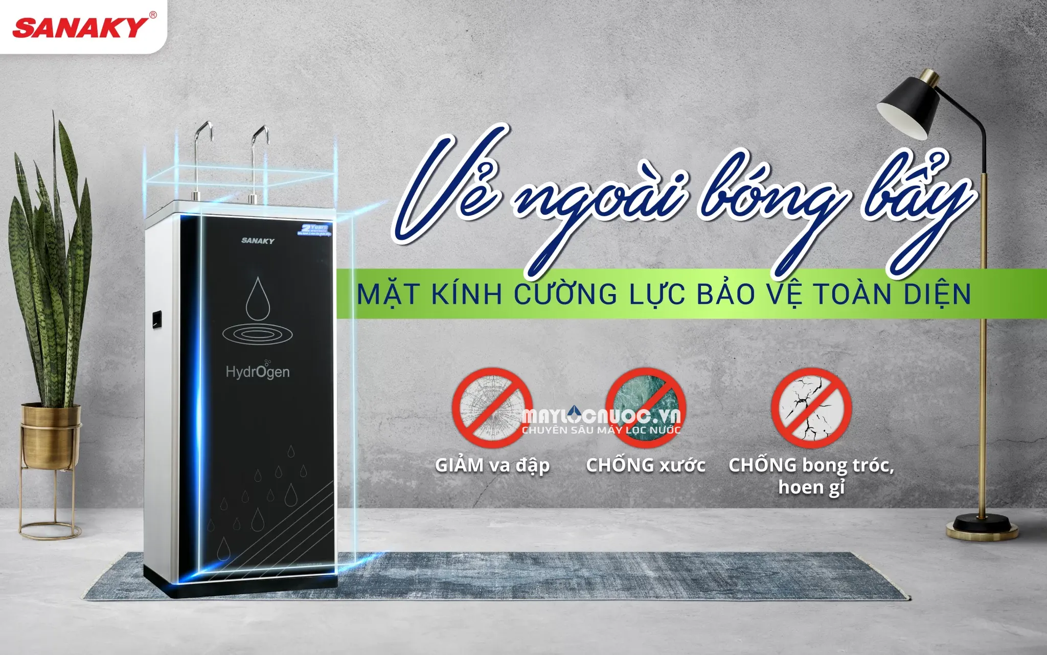 Máy lọc nước Sanaky VH-202HY-11 cấp lọc