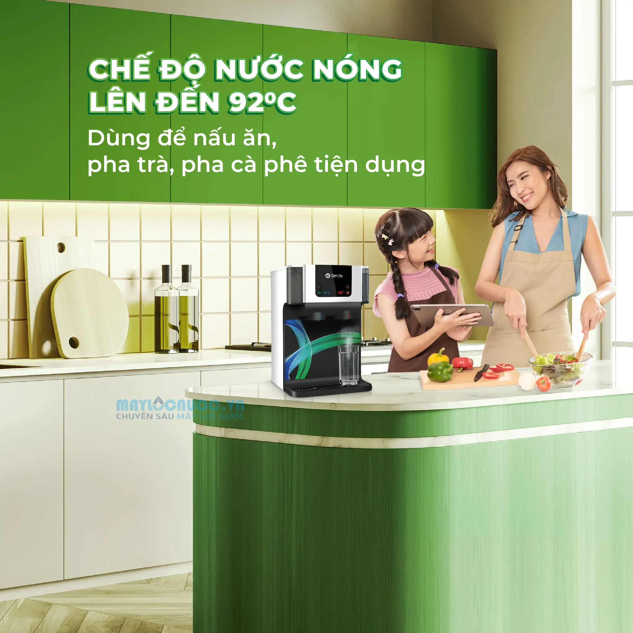 Máy Lọc Nước Đặt Bàn A. O. Smith ROSS™ ECO-AOC75PUR