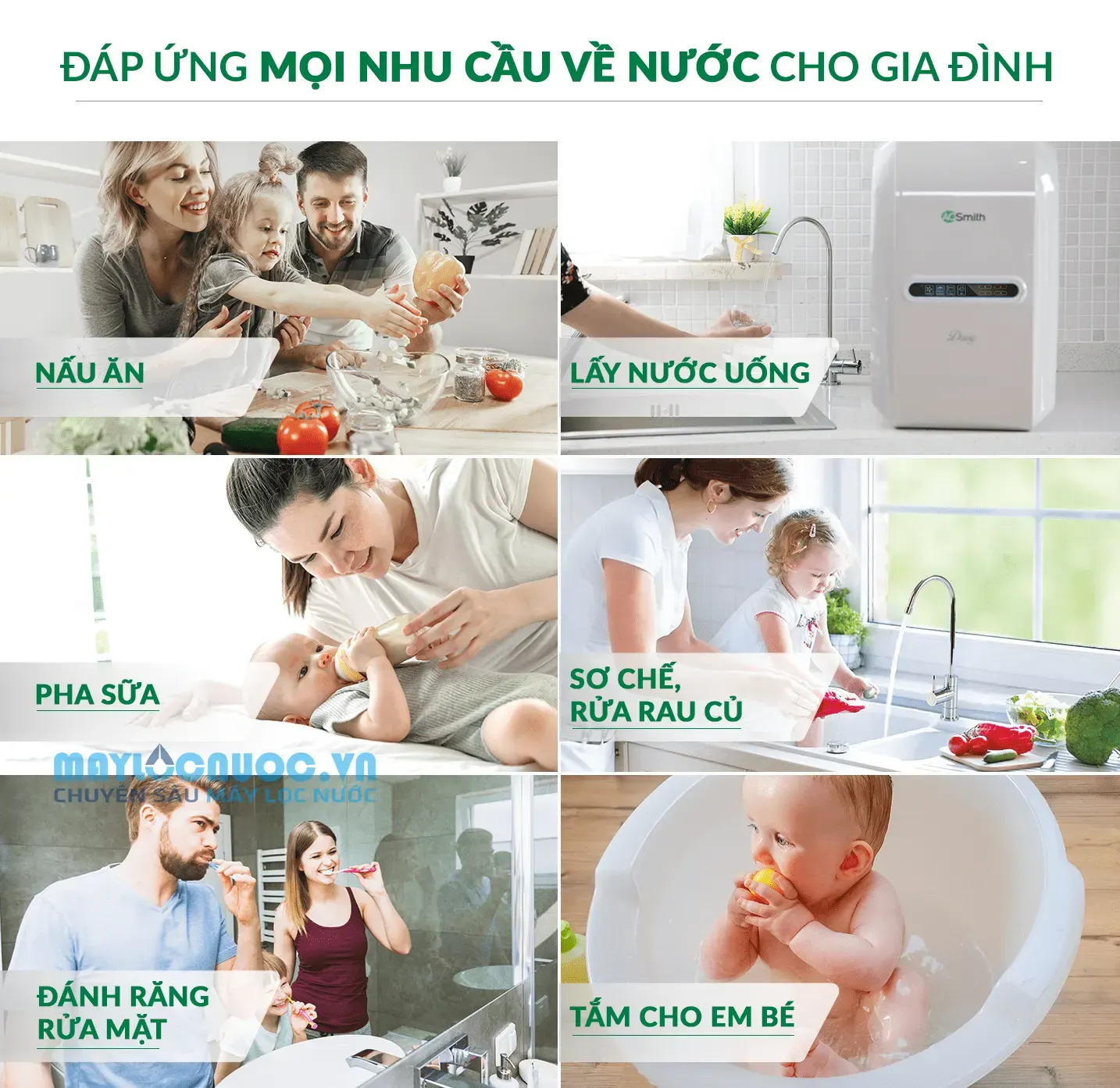 Máy lọc nước A. O. Smith Daisy - 5 cấp lọc