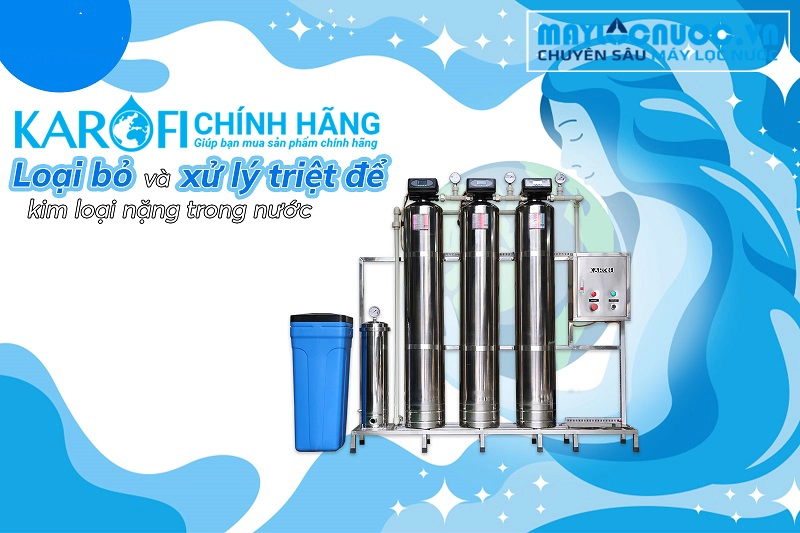 Máy lọc nước đầu nguồn Karofi KTF-333I - Cột Inox