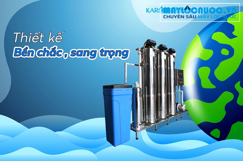 Máy lọc nước đầu nguồn Karofi KTF-333I - Cột Inox
