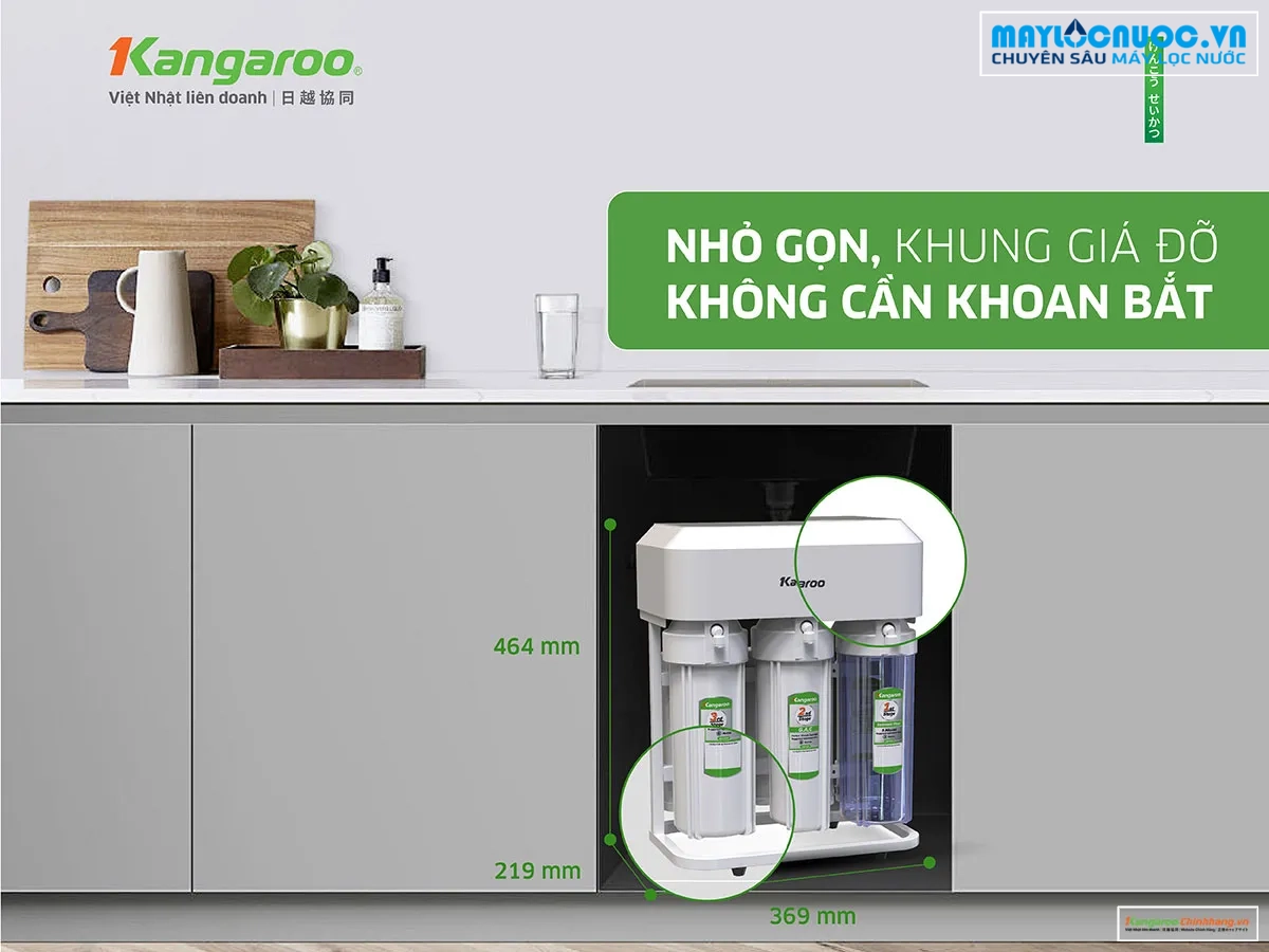 Máy lọc nước Kangaroo Hydrogen KG11K5-H1G Máy lọc nước Kangaroo Hydrogen KG11K5-H1G