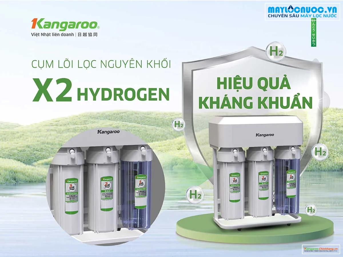 Máy lọc nước Kangaroo Hydrogen KG11K5-H1G Máy lọc nước Kangaroo Hydrogen KG11K5-H1G