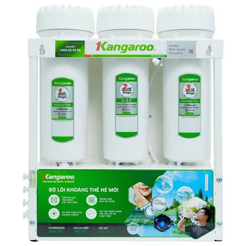 Máy lọc nước Kangaroo Hydrogen KGRP08K - 8 Lõi Mới 2025