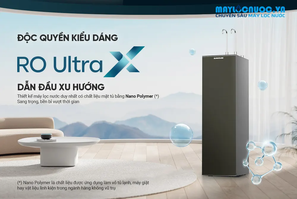 MÁY LỌC NƯỚC RO UltraX SUNHOUSE SHA76601S - 11 cấp lọc