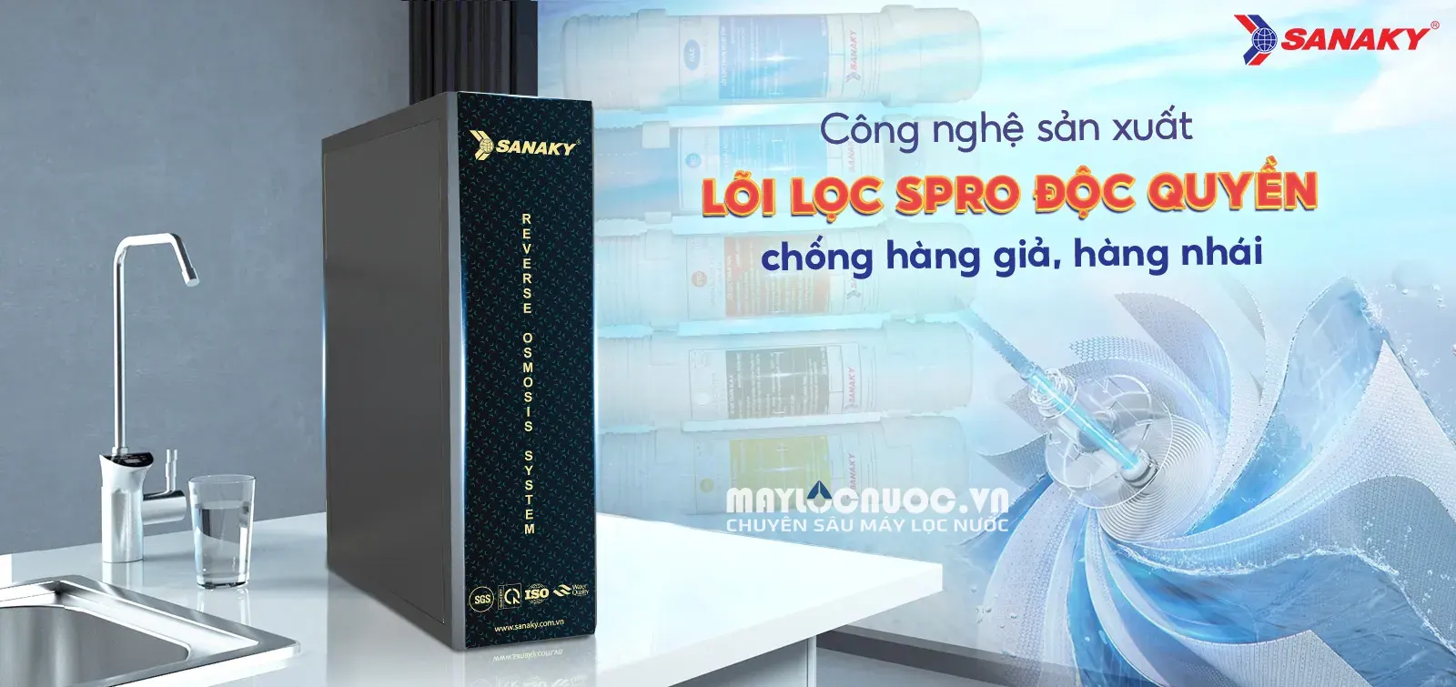 Máy lọc nước Sanaky SNK-UC2405 - 5 cấp lọc