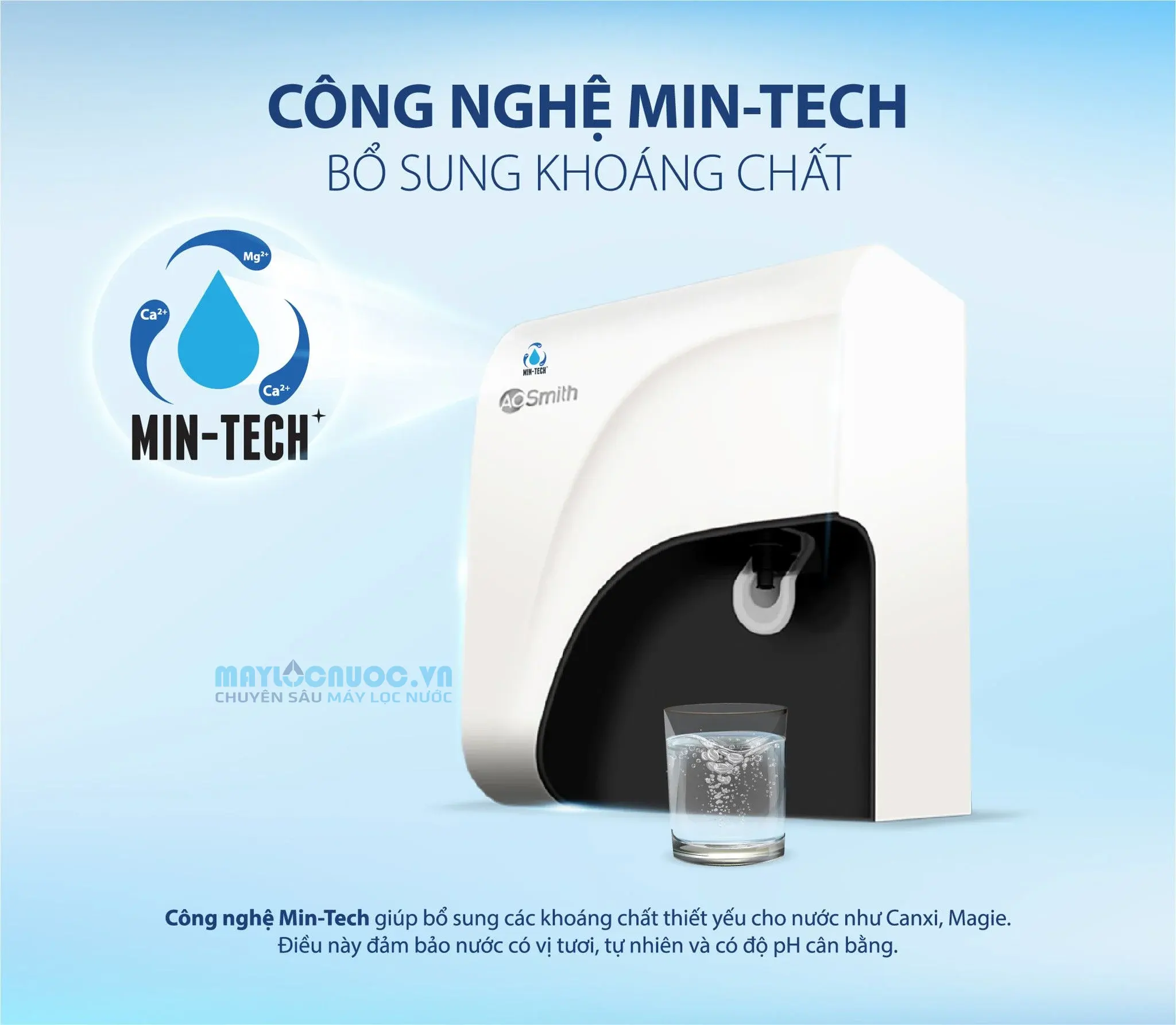 Máy lọc nước A. O. Smith C1 - 5 lõi lọc