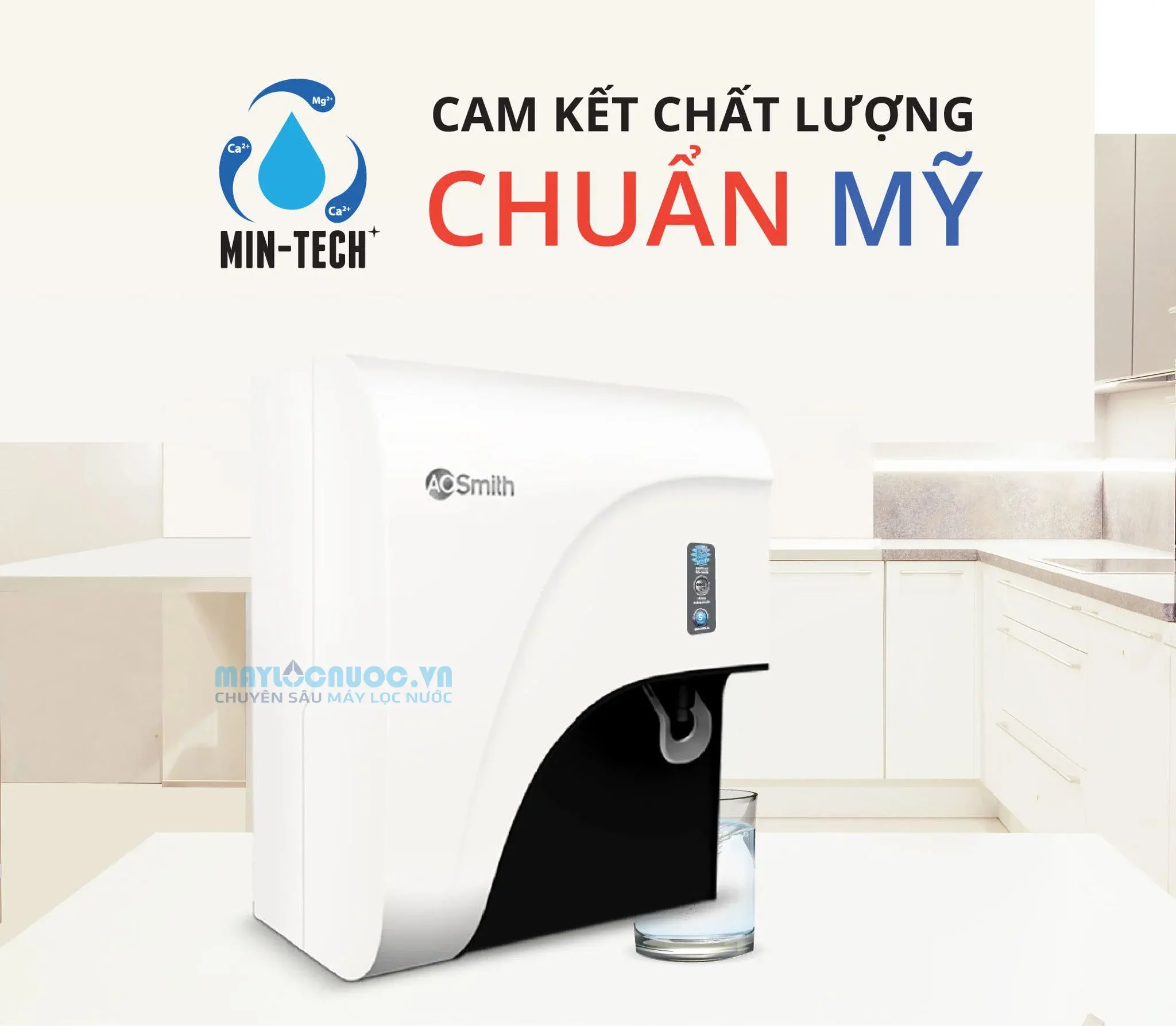 Máy lọc nước A. O. Smith C2 - 5 cấp lọc