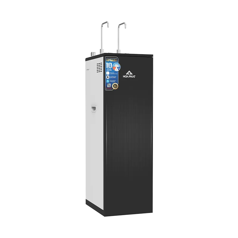 Máy lọc nước RO nóng nguội lạnh Hòa Phát HPN632 - 10 lõi lọc
