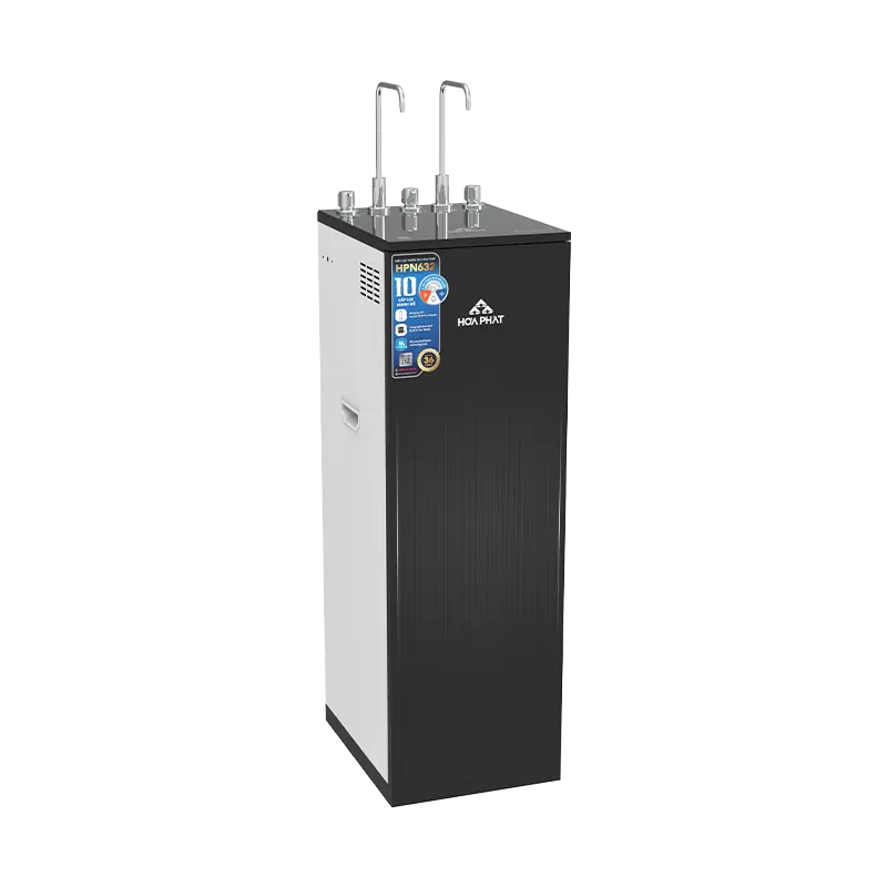 Máy lọc nước RO nóng nguội lạnh Hòa Phát HPN632 - 10 lõi lọc