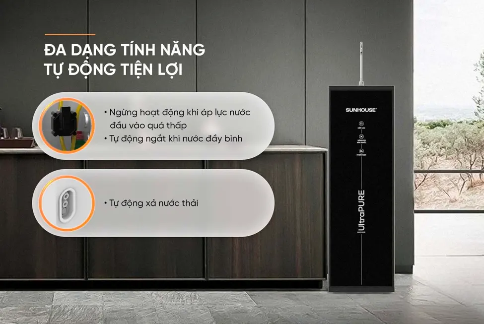 MÁY LỌC NƯỚC RO UltraPURE SUNHOUSE SHA8800KL- 11 LÕI