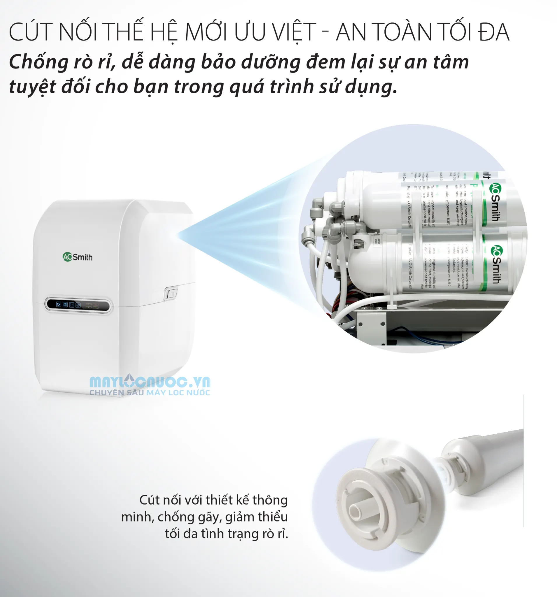 Máy lọc nước A. O. Smith G2 - 5 cấp lọc