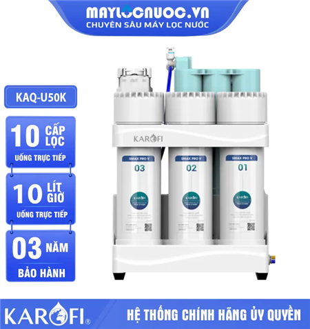 Máy lọc nước Karofi KAQ-U50K - 10 Lõi Giá Tốt Nhất 2024