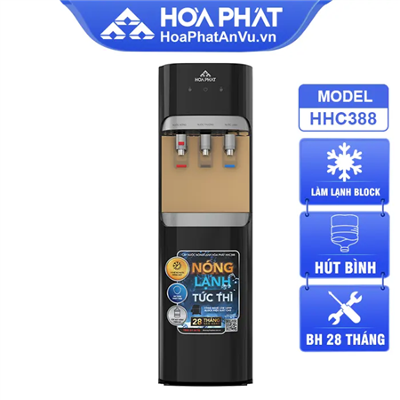 Cây nước nóng lạnh Hòa Phát HHC388 - Hút bình, lạnh Block