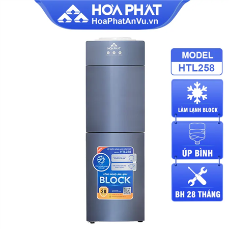 Cây nước nóng lạnh Hòa Phát HTL258 - Úp Bình, Lạnh Block