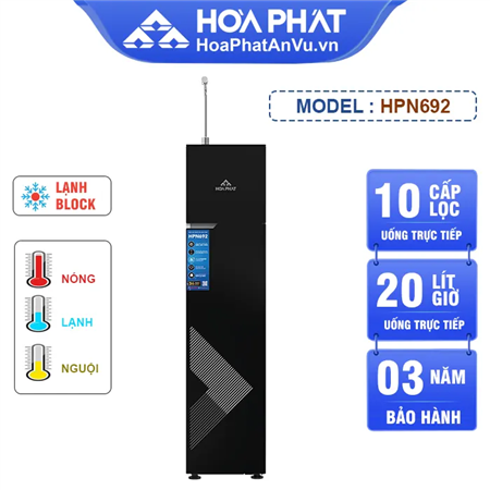 Máy lọc nước nóng lạnh Hòa Phát HPN692 - Lạnh Block