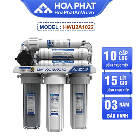 Máy lọc nước Hòa Phát HWU2A1022 - 10 Lõi lọc