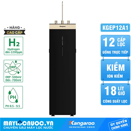 Máy lọc nước Kangaroo Hydrogen ion kiềm KGEP12A1