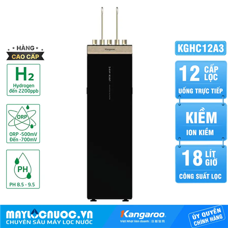 Máy lọc nước Kangaroo Hydrogen ion kiềm KGHC12A3