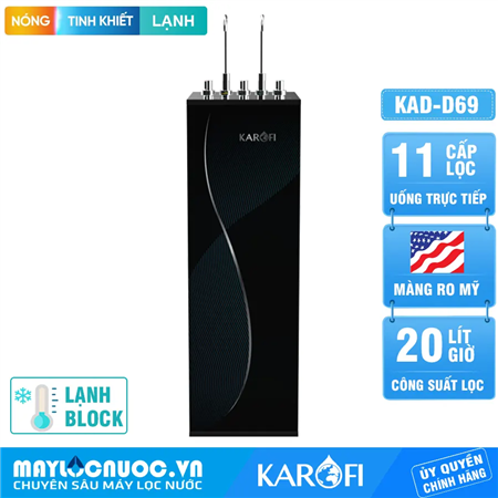 Máy lọc nước nóng lạnh Karofi KAD-D69