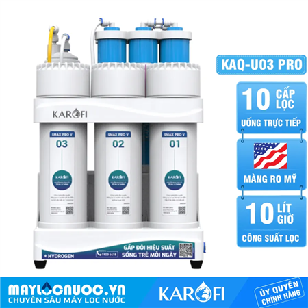 Máy lọc nước Karofi KAQ-U03 Pro - 10 Lõi Rời