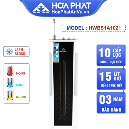 Máy lọc nước nóng lạnh Hòa Phát HWBS1A1021 - Lạnh Block