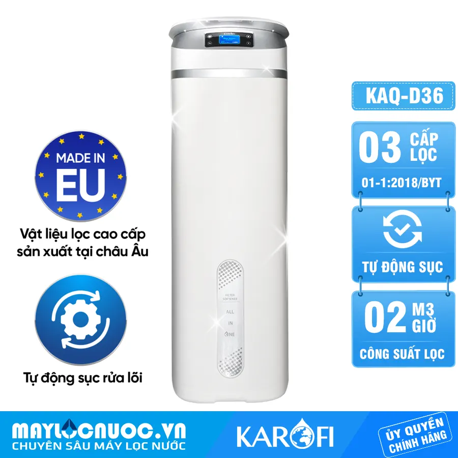 Máy lọc nước tổng đầu nguồn Karofi KTF-P02