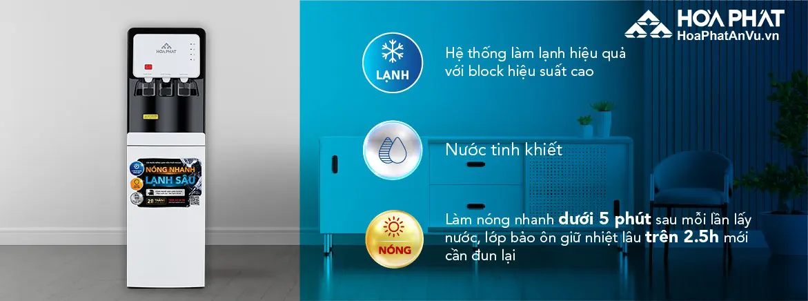 Cây nước nóng lạnh Hòa Phát HHC363 3 chế độ