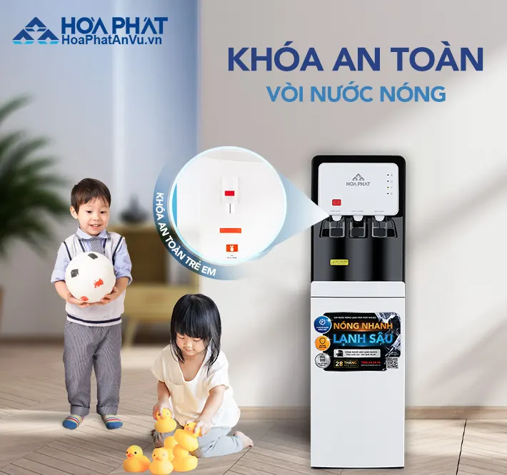 Cây nước nóng lạnh Hòa Phát HHC363 tính năng an toàn