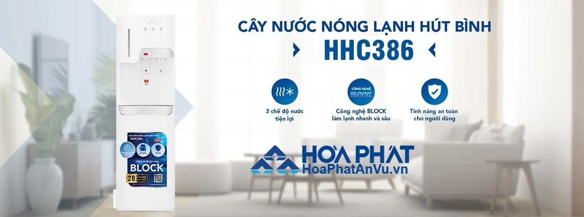 Cây nước nóng lạnh Hòa Phát HHC386