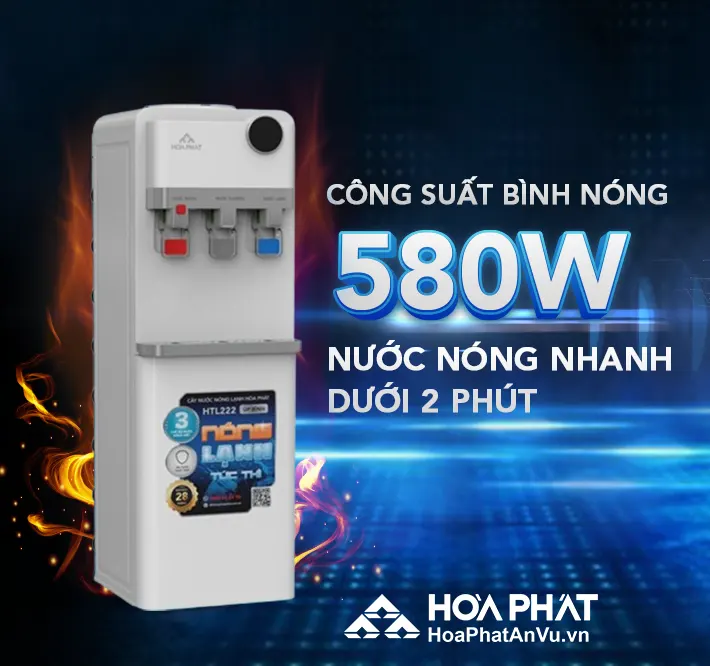 Cây nước nóng lạnh Hòa Phát HTL222