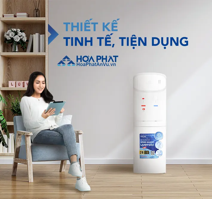 Cây nước nóng lạnh Hòa Phát HTL236 thiết kế tiện nghi sang trọng