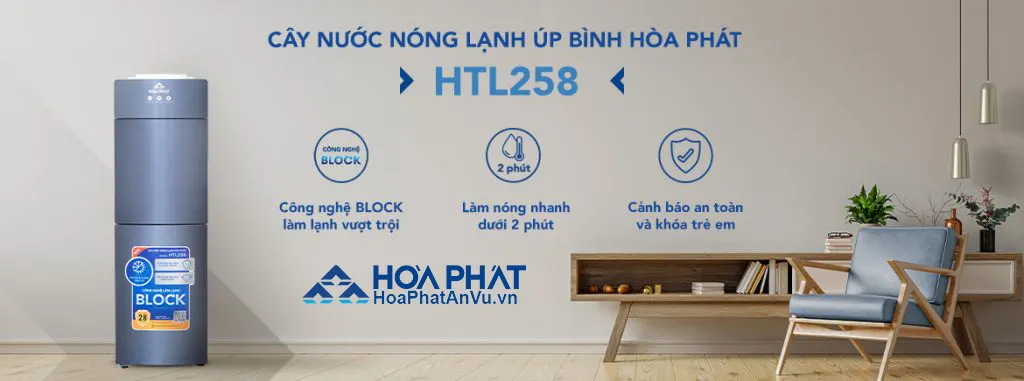 Cây nước nóng lạnh Hòa Phát HTL258