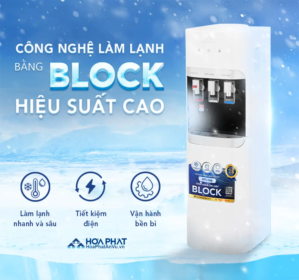 Cây nước nóng lạnh Hòa Phát HTL266