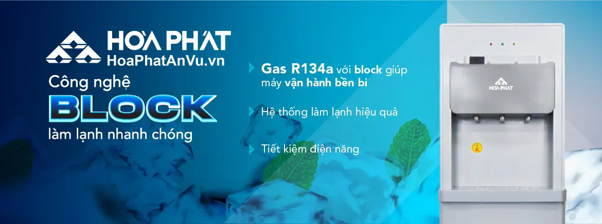 Cây nước nóng lạnh Hòa Phát HWP B1CJ lạnh block