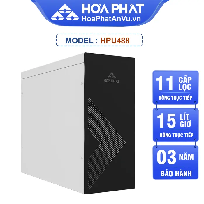 Máy lọc nước Hòa Phát HPU488 - 11 lõi lọc