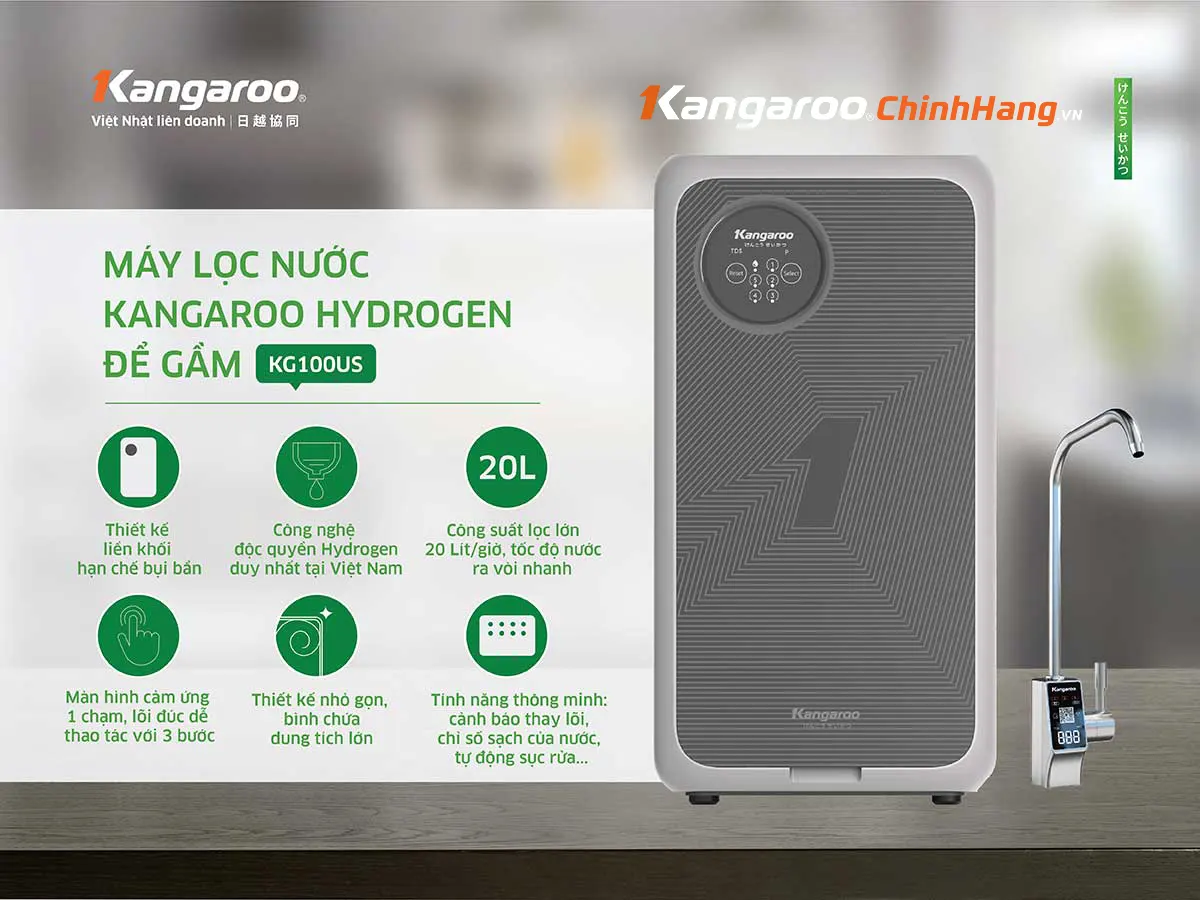 Máy lọc nước Kangaroo Hydrogen KG100US