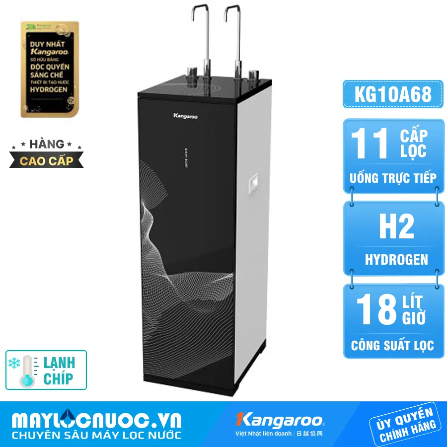 Máy lọc nước Kangaroo Hydrogen KG10A68 - 11 Lõi Lọc