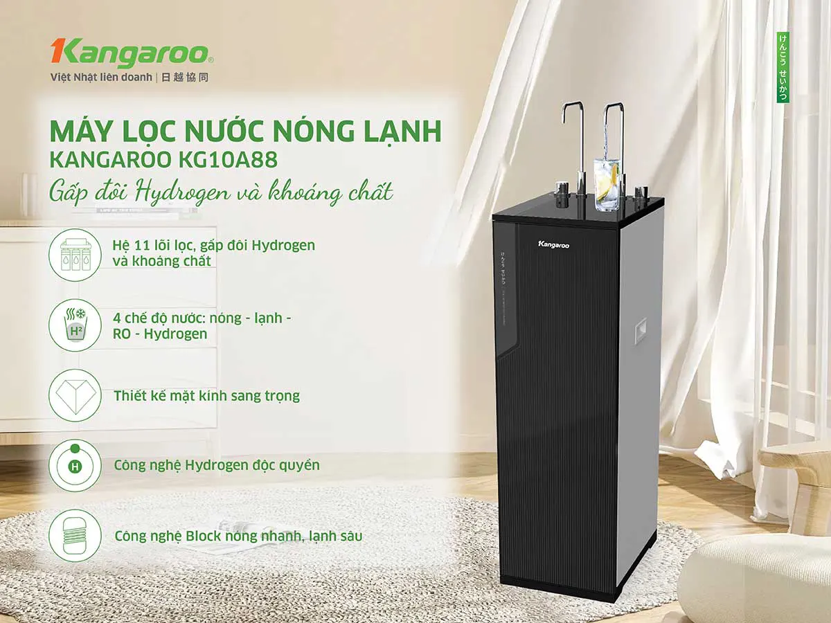 Máy lọc nước Kangaroo Hydrogen KG10A88